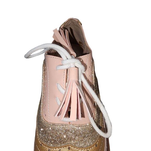 Jolimall platform oxford loafer pink size 5 - Picture 7 of 9